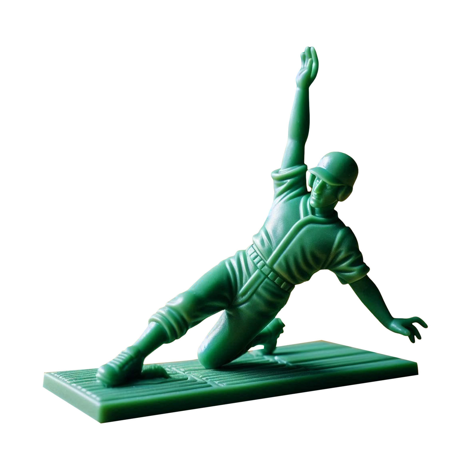 thumbnail image 2 of Set de Juguete Soldado de Béisbol Verde - Mini Estatua, Material Duradero, para Escritorio del Hogar/Decoración de Fiestas/Juego de Niños, 2 of 2